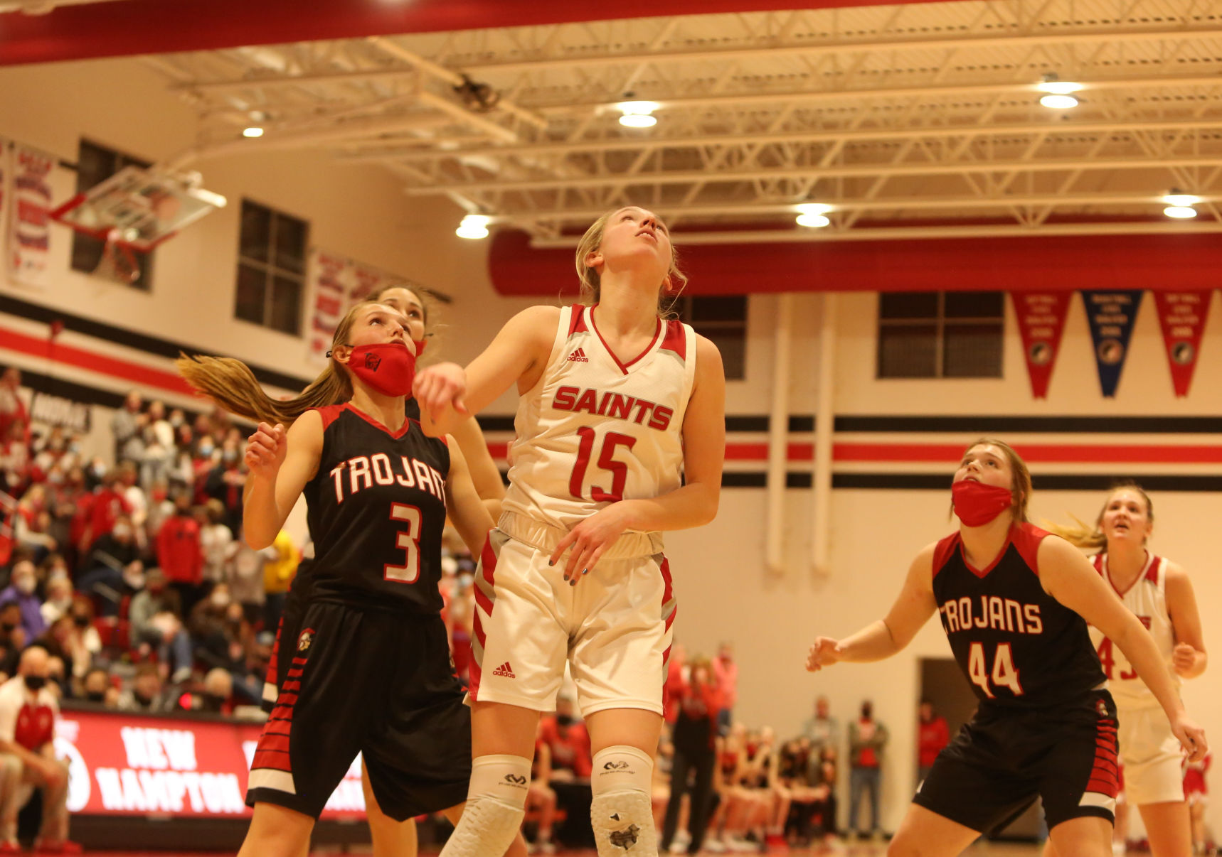 St. Ansgar vs Turkey Valley girls basketball regional championship - Urbatsch
